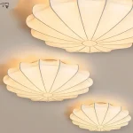 Luminária Sobrepor Korean Zen Art Tecido - Imagem 2