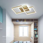 Luminária Sobrepor Minimalista Simples LED Anéis Lâmpada - Imagem 2