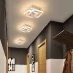 Luminária Sobrepor Minimalista Simples LED Anéis Lâmpada - Imagem 4