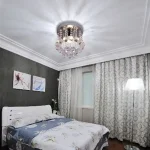 Luminária Sobrepor Redondo Pingente Cristal K9 2024/2025 - Imagem 3