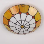 Luminária Sobrepor Tiffany Vitral Europeu Colorido - Imagem 2