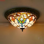 Luminária Sobrepor Turco Vintage Tiffan Art Decor - Imagem 4