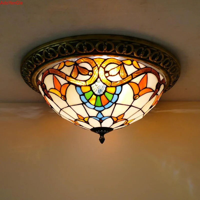 Luminária Sobrepor Turco Vintage Tiffan Art Decor - Imagem 4