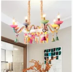 Lustre Colorido, Arco Íris, Pra Quarto Infantil Modelo 2024/2025 - Imagem 3