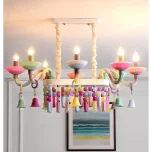 Lustre Colorido, Arco Íris, Pra Quarto Infantil Modelo 2024/2025