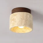 Luminária Sobrepor Mármore Japonesa Wabi Sabi Modelo 2024/2025