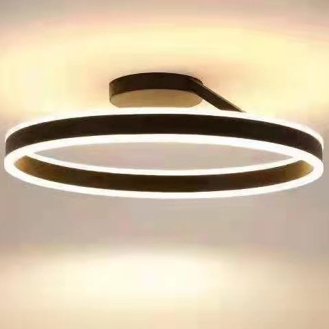 Plafon anel/aro alumínio led