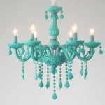 Lustre Verde Para Quarto Infantil Criança Modelo 2024/2025 - Imagem 4