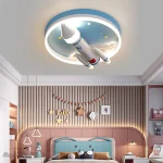 Luminária Infantil Foguete Led Luz - Imagem 2