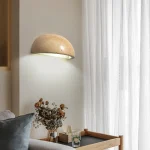 Arandela Retro Semi Circular Natural Pedra Design 2024/2025 - Imagem 2