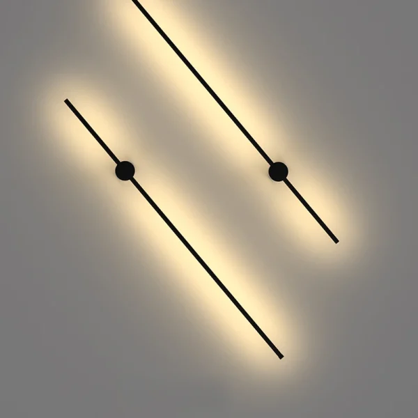 Arandela Minimalista Barra Alumínio e LED