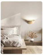 Arandela Retro Semi Circular Natural Pedra Design 2024/2025 - Imagem 4