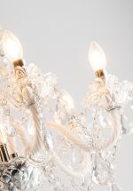 Luminária chão Girafa lustre cristal pendurado - Imagem 3