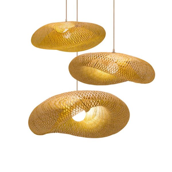 Lustre bambu rattan