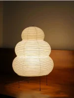Abajur Estilo Japonês Papel Arroz - Imagem 5