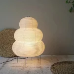 Abajur Estilo Japonês Papel Arroz - Imagem 2
