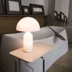 Abajur Moderno Luxo Cogumelo Vidro - Imagem 3