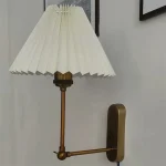 Abajur Origami Moderna Cúpula Plissado - Imagem 2