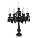 Abajur Preto Clássico Lustre Maria Teresa - Imagem 4