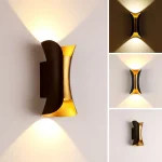 Arandela ABS Design Moderno Exterior LED 10w 85-265V Bivolt - Imagem 2