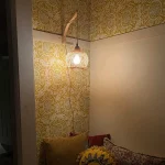Arandela Bamboo Natural Com Fio Liga/Desliga - Imagem 2