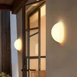 Arandela Bolha Vidro Branco Leitoso - Imagem 3
