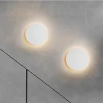 Arandela Círculo Alumínio Com Luz LED Indireta - Imagem 3