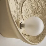Arandela Design Francês Circular Desenho Floral - Imagem 5
