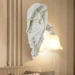 Arandela Escultura Angelical Feminina - Imagem 2