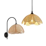 Arandela Estilo Retro Rattan Tecelagem - Imagem 3