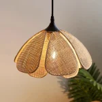 Arandela Estilo Retro Rattan Tecelagem - Imagem 2