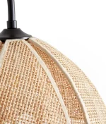 Arandela Estilo Retro Rattan Tecelagem - Imagem 4