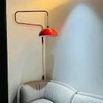Arandela Haste Em Balanço Cúpula 1/2 Esfera - Imagem 3