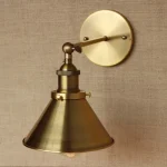 Arandela Industrial Latão Thomas Edison Forma De Chapéu - Imagem 4