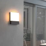 Arandela Moderna Quadrada Para Jardins - Imagem 4