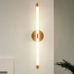 Arandela Tubular Acrílico e Luz de LED