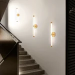 Arandela Tubular Acrílico e Luz de LED - Imagem 3
