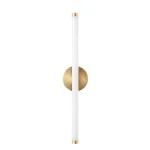 Arandela Tubular Linear Acrílico Branco Leitoso - Imagem 3
