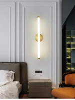 Arandela Tubular Linear Acrílico Branco Leitoso - Imagem 4
