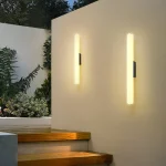 Arandela Tubular Linear Para Jardins LED IP65 - Imagem 2