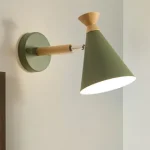 Arandela Vintage Cúpula Cone Alumínio Ajustável