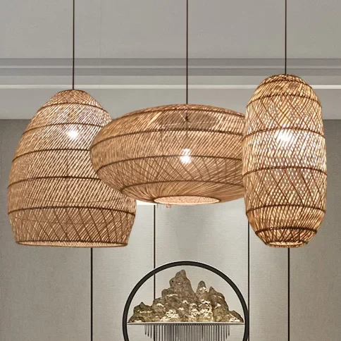 Pendente Vintage Rattan