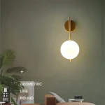 Arandela Design Americano Bola Branca - Imagem 3