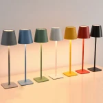 Abajur Contemporâneo Sem Fio Touch Sensor 38cm - Imagem 2
