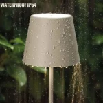 Abajur Contemporâneo Sem Fio Touch Sensor 38cm - Imagem 4