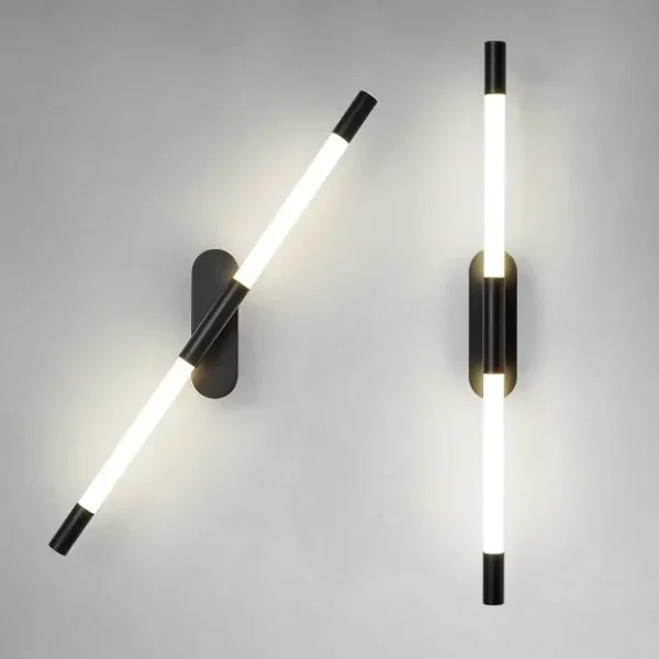 Arandela Tubo Acrílico Linear Direcionável Luz LED