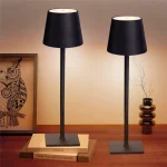Abajur Contemporâneo Sem Fio Touch Sensor 38cm - Imagem 3