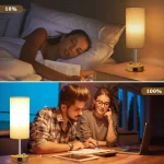 Abajur Simples Pequeno Com Saída Para Carregar Smarthpone - Imagem 3