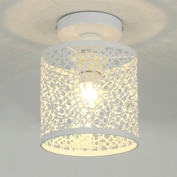 Luminária Sobrepor 15cm Diâmetro Redondo Gaiola