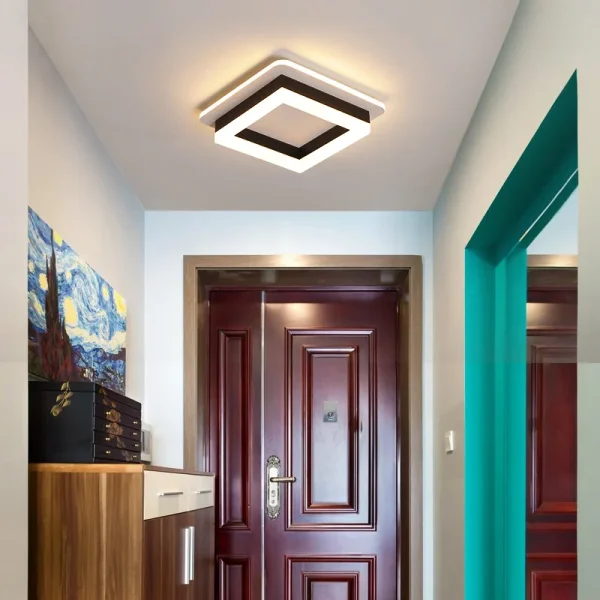 Luminária Sobrepor Alumínio e Luz De LED